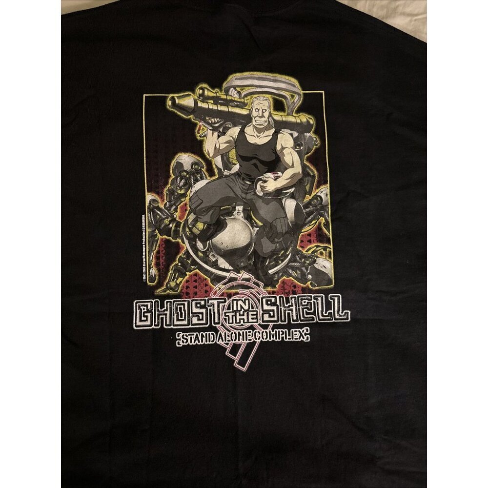 Ghost In The Shell Stand Alone Complex T Shirt Size Manga Anime XL BLACK USA - Picture 2 of 6